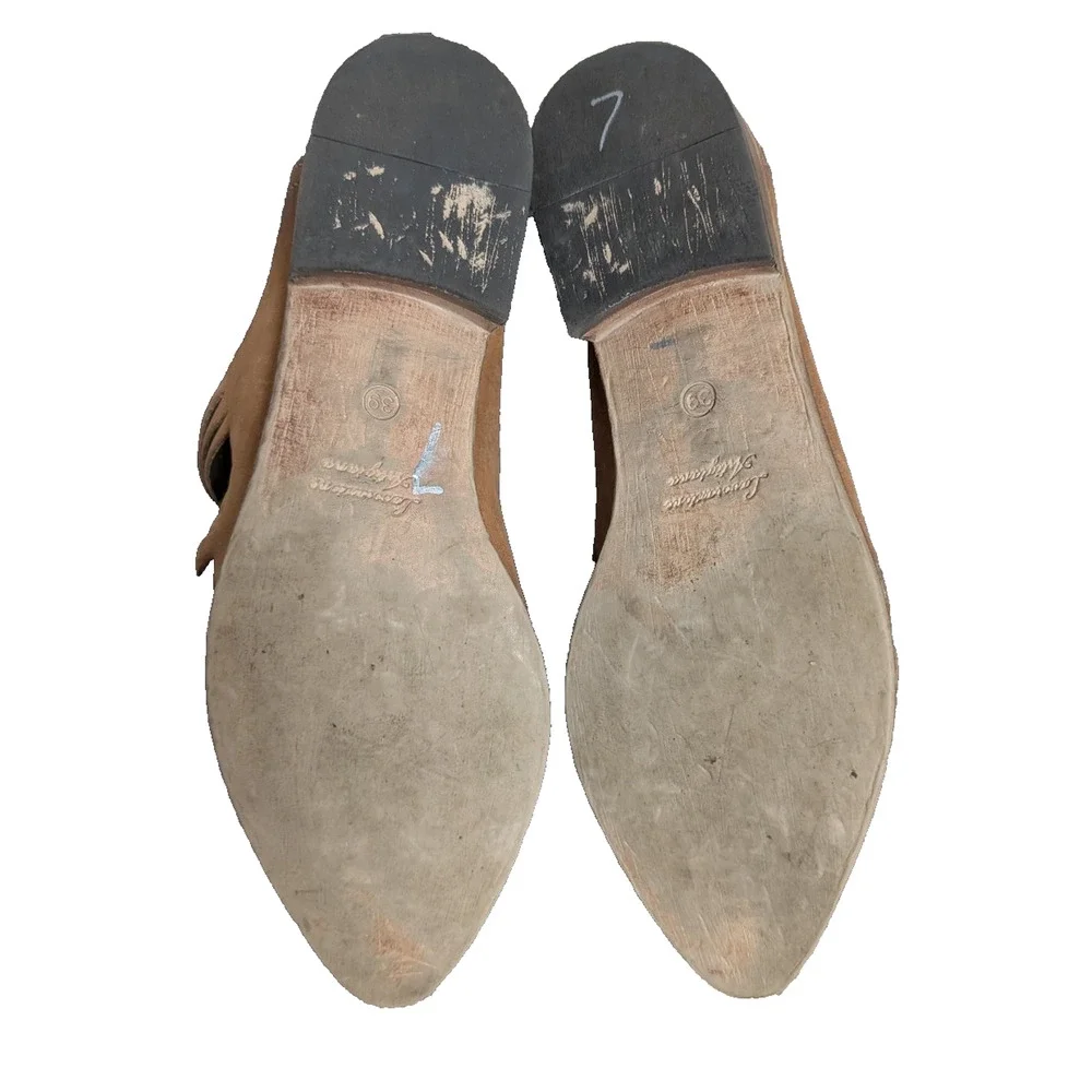 Free People Lost Valley Ankle Boots Womens EU39 US8.5 Leather Boho Cottagecore